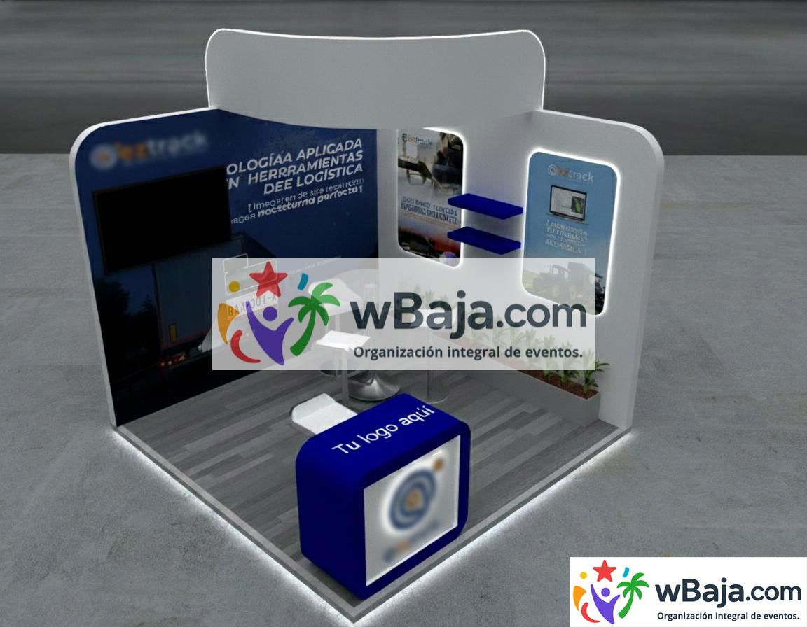 Stand de exposición wBaja.com - organización de eventos y stands en Tijuana